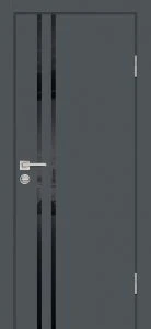 Межкомнатная дверь П-11 Графит матовый